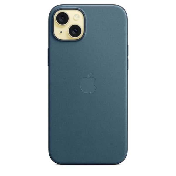 Apple Original iPhone 15 Plus Finvævet Cover med MagSafe - Pacific Blue