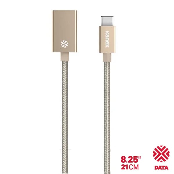 USB-kabel Kanex USB-A - USB-C 0,21 m Guld (KU3CAPV1-GD)