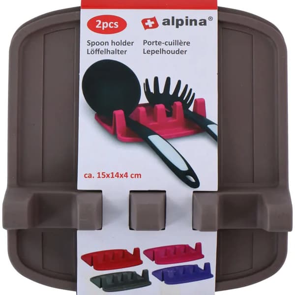 Alpina - Holder til knive/køkkenredskaber 2 stk (sort)