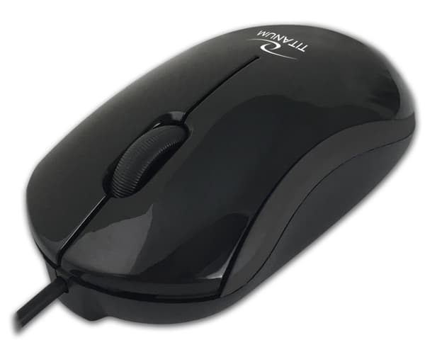 TITANUM USB-C KABELFORBUNDET 3D OPTISK MUS DORADO