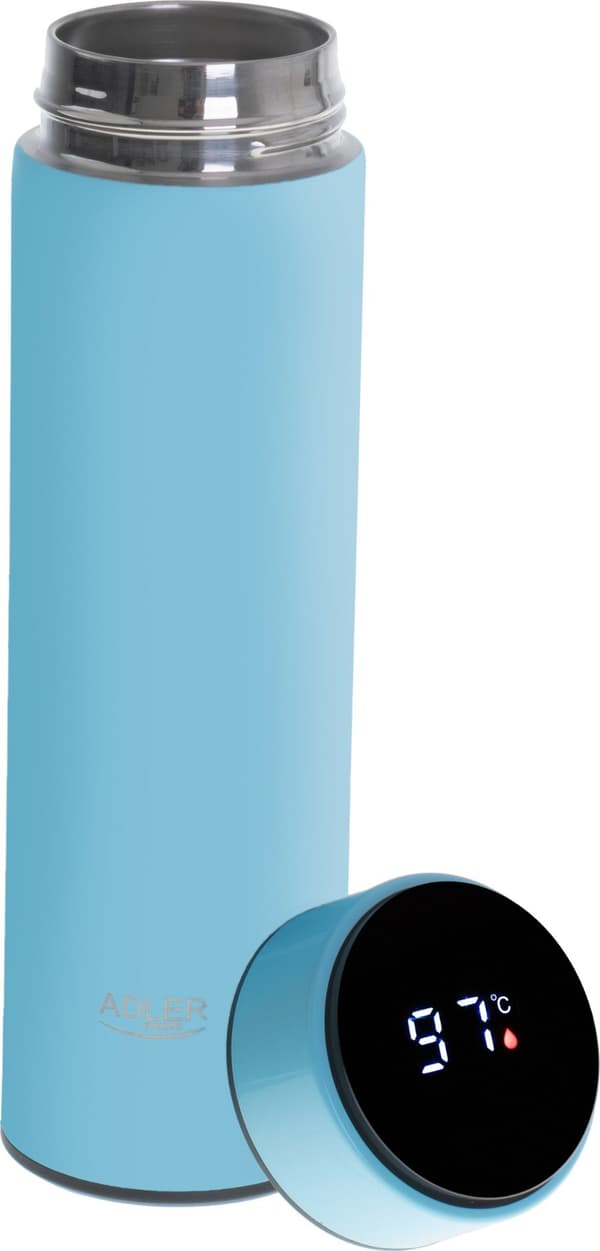 Termos LED 473ml blå