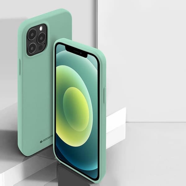 Mercury Soft -kuori iPhone 14 Plus -puhelimelle, minttu/minttu
