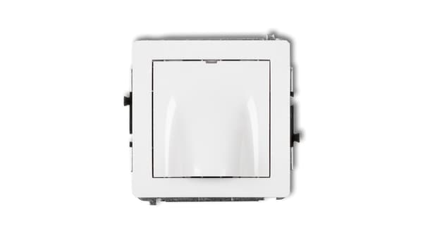 Karlik DECO Kabeludgangsmekanisme hvid DWPK