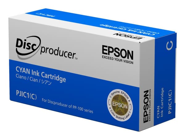Epson Discproducer PJIC7(C) - cyan - original - blækpatron
