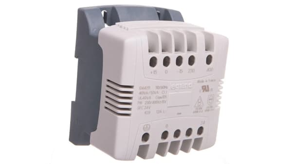 Säkerhetsstyrtransformator med filter 1-fas 230/24V 40VA 044211