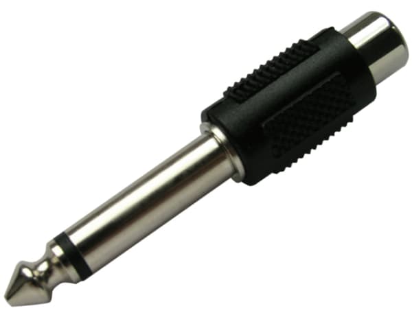 Schwaiger Mono 6,35 mm Jack RCA Jack Adapter