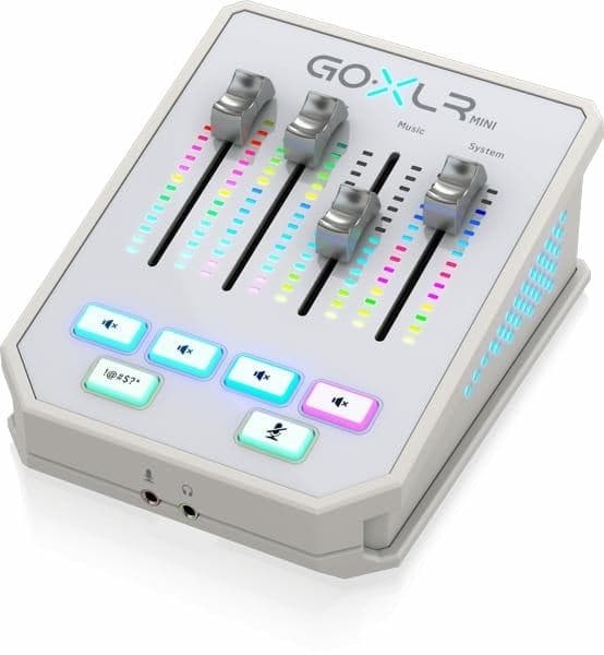 TC Helicon GO XLR Mini-WH Mixer/sampler för streaming vit