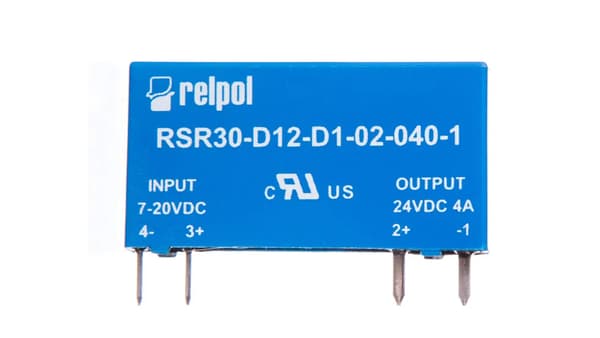 Relpol 1P printbar solid state-sender 4A DC 7-20V DC RSR30-D12-D1-02-040-1 (2611996)