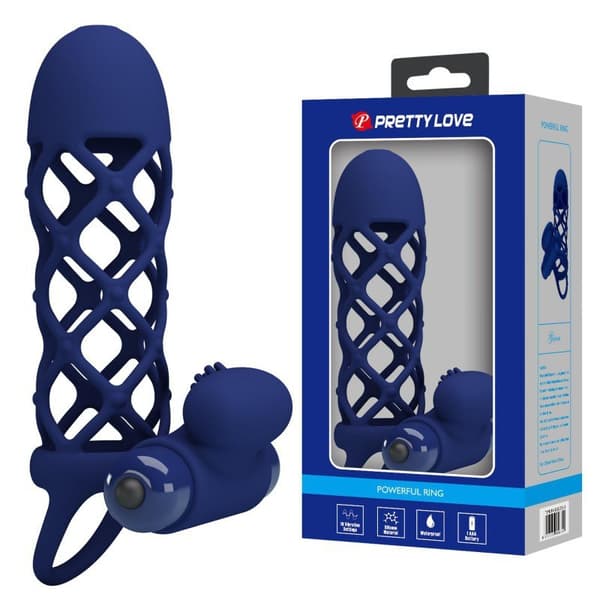 PRETTY LOVE - Kraftfull ring, 10 vibrationsfunktioner
