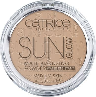 Catrice Sun Glow Matt Bronzing Powder Vattenresistent Medium Hud Brunpuder 030 Medium Bronze 9.5g