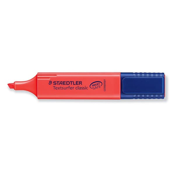 ÖVERSTRECKNINGSPENNA STAEDTLER TEXTSURFER, RÖD