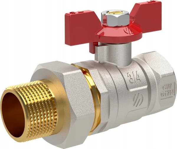ARCO Sena kugleventil med forstyrrende tilslutning 3/4''