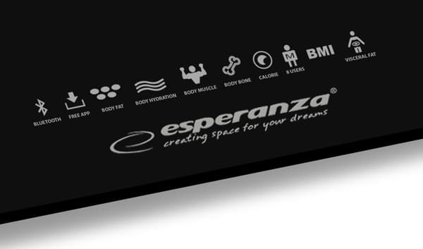 ESPERANZA 8IN1 BT VÆGT B.FIT SORT