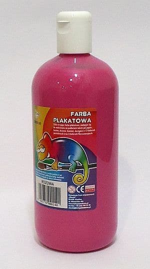 Rosa affischfärg 500 ml