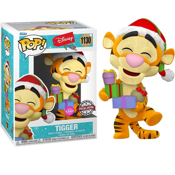 POP figur Disney Holiday Tigger Flocked Exclusive