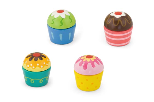 Viga Träkakor Muffins 4st