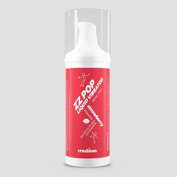 CRUSHIOUS ZZ POP FLYDENDE VIBRATOR JORDBÆRAROMA 30ML