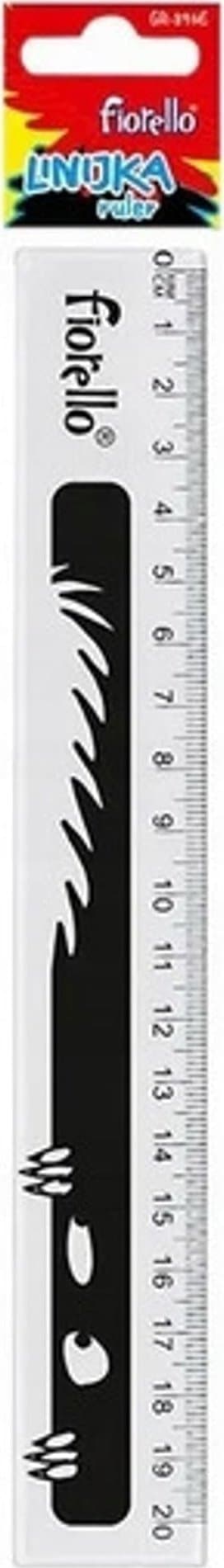 Plastik lineal 20cm FIORELLO
