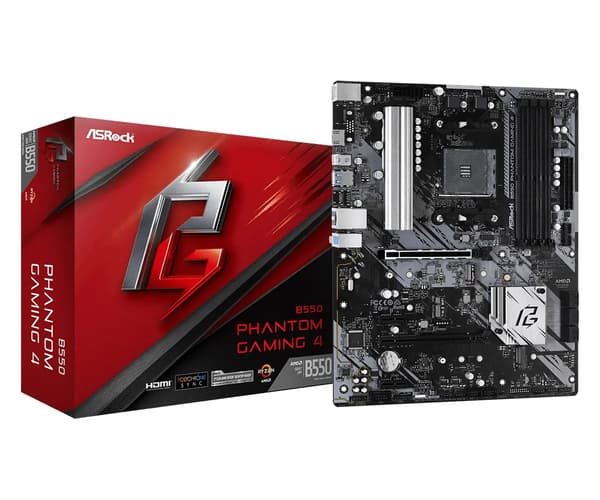 ASRock B550 Phantom Gaming 4 - bundkort - ATX - Socket AM4 - AMD B550