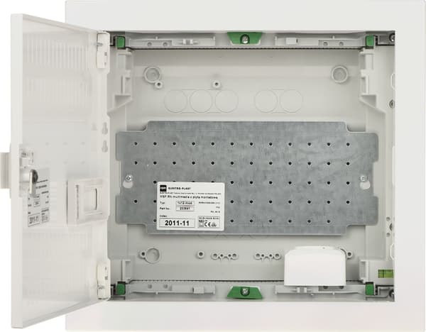 MSF RN modulär kopplingslåda 1x12 multimedia metall IP 30 vit 2011-11