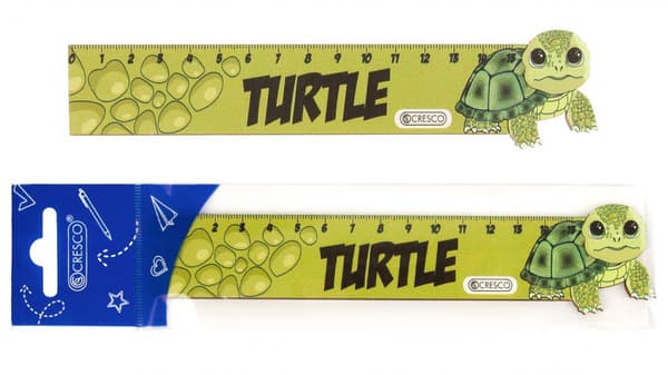 Trælineal Skildpadde