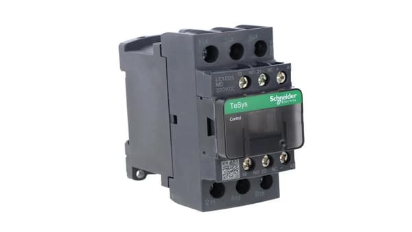 TeSys Deca Effektkontaktor 25A 3P 220V DC 1Z 1R LC1D25MD