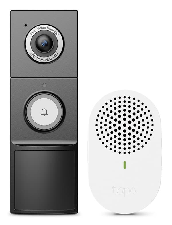 TP-Link Smart Video-ovikello Tapo 235 Kit, langaton, 2K 5MP, IP65, musta EU