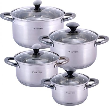 UPPSÄTTNING KASSEROLLER 4927 INOX 8 ELEMENT