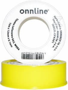 TEFLON TAPE 12MX12MMX0.1MM GAS/VAND