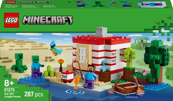 Konstruktør LEGO® Minecraft TNT-junglehuset 21275