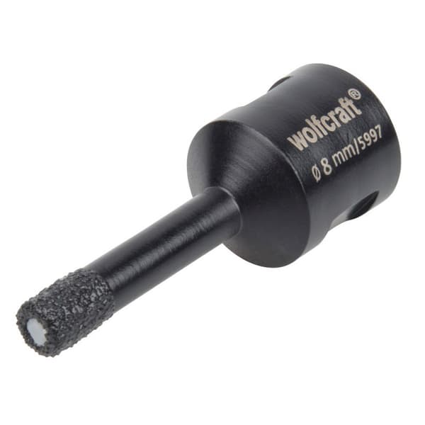 Wolfcraft Diamanthålsåg för 8 mm Wolfcraft Keramik/M14, Supersnabb