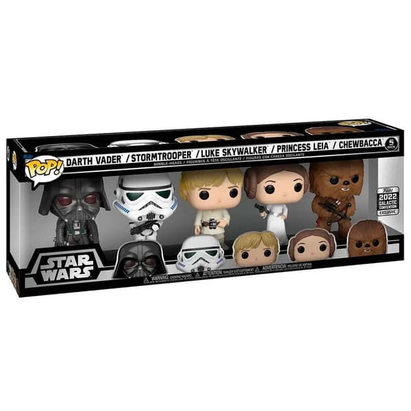 POP-pakkaus 5 hahmoa Star Wars Classics Exclusive