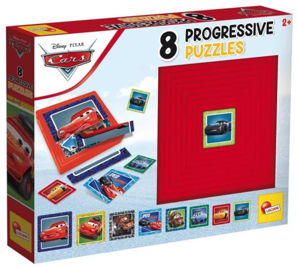 Bilar - progressiva pussel