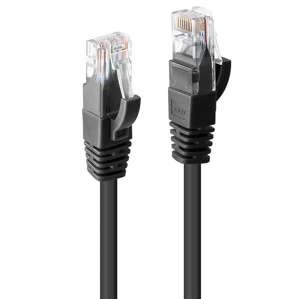 Lindy 10M Cat.6 U/Utp Kabel, Sort