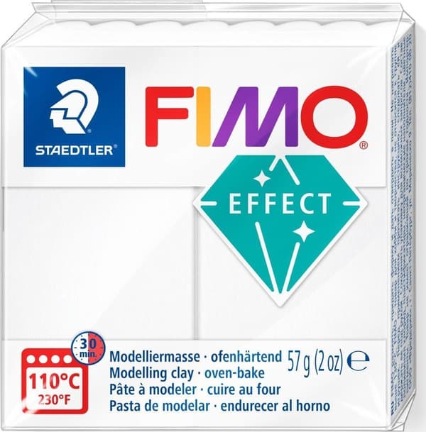 Fimo Effect Termohärdande Vikt 57g vit