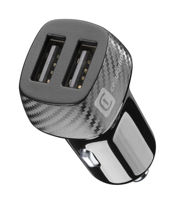 BILOPLADER 2 USB 10W SORT
