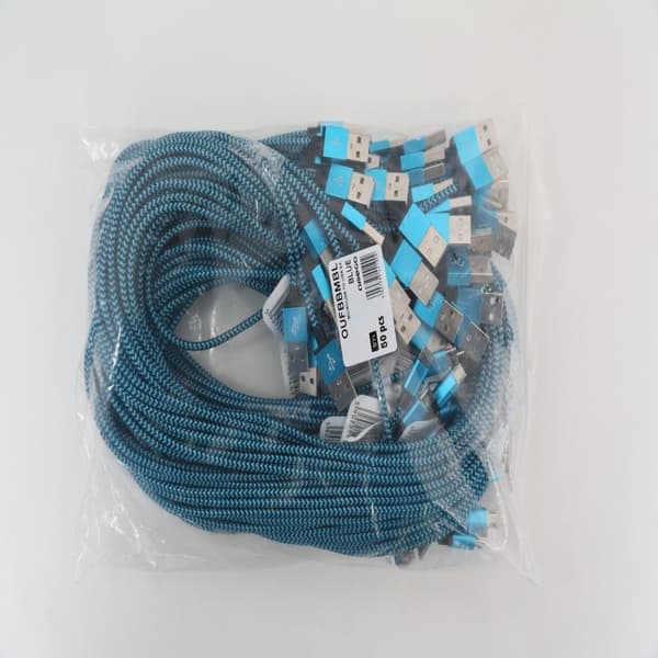 Kabel USB Omega USB-A - microUSB 1 m Blå (OUFBBMBL)