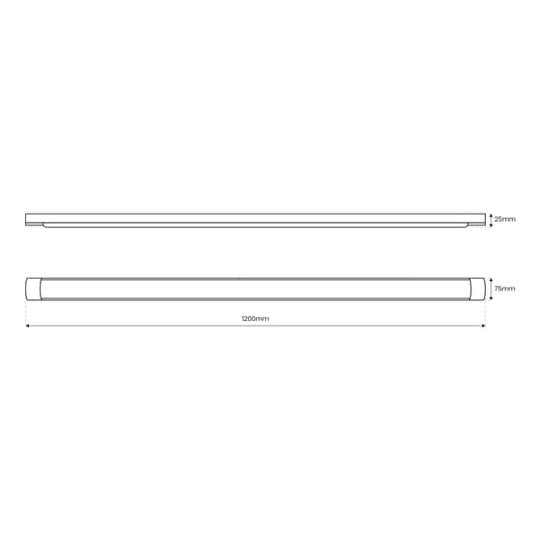 Batten LED-list 36W 120cm 4000K