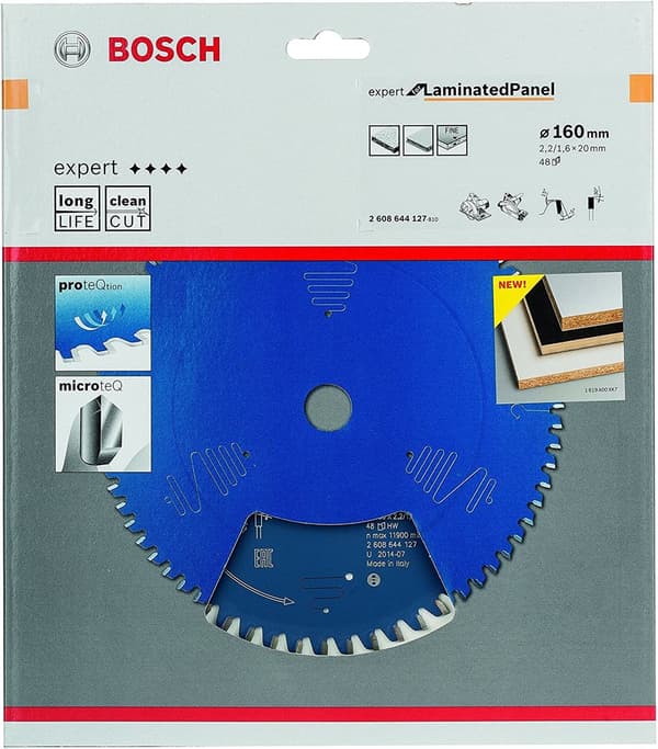 BOSCH RUNDSAV LAMINERET PANEL EXPERT 160x20mm 48-TÆNDER