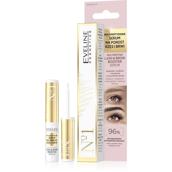 EVELINE Lash & Brow Multipeptide Serum til Vipper og Øjenbryn