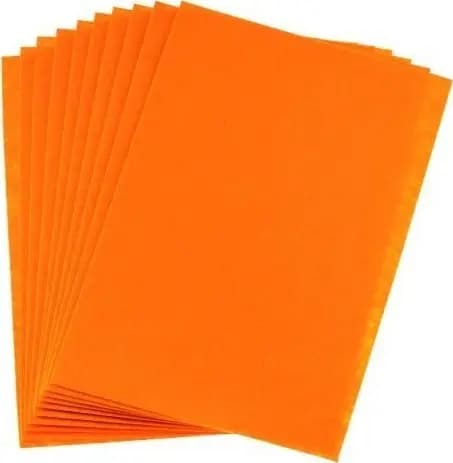Filt A4 orange 1mm 10 stk