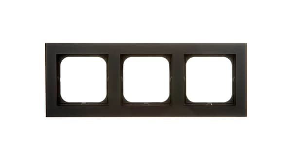 Ospel Triple Ramme Sonata sort metallic (R-3R/33)