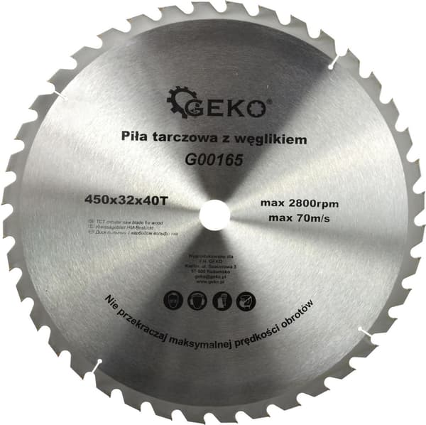 RUNDSAV 450x32mm 40-TÆNDER WIDIA