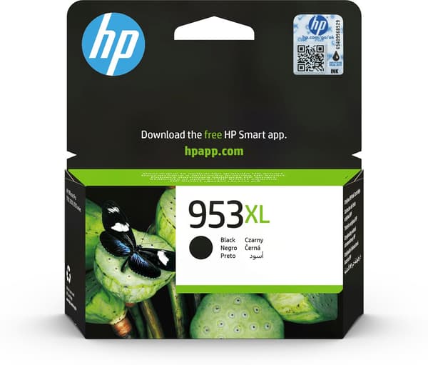 HP 953XL Blækpatron - Sort