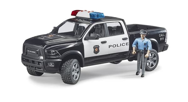 RAM 2500 Polis Pickup (svart/vit, inkl. polis)