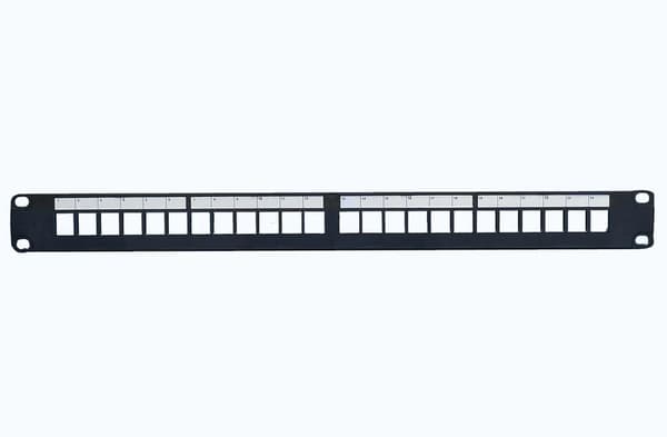 Lanview patch-panel - 1U - 19" - afskæ
