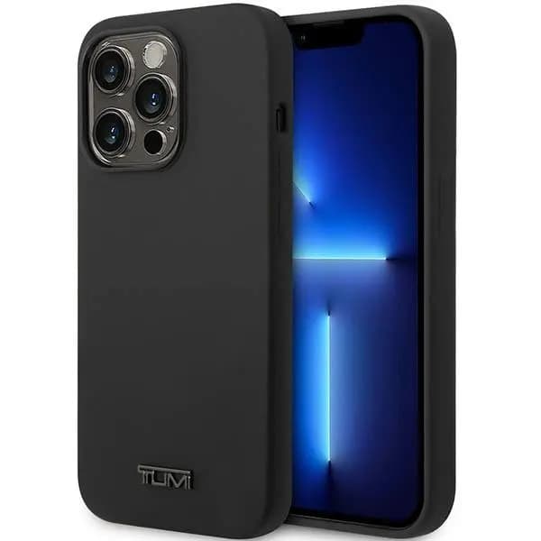 Tumi Liquid Silicone -kovakotelo iPhone 14 Pro Maxille, musta/musta