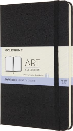 Skizseblok 11,5x18 tw. sort MOLESKINE