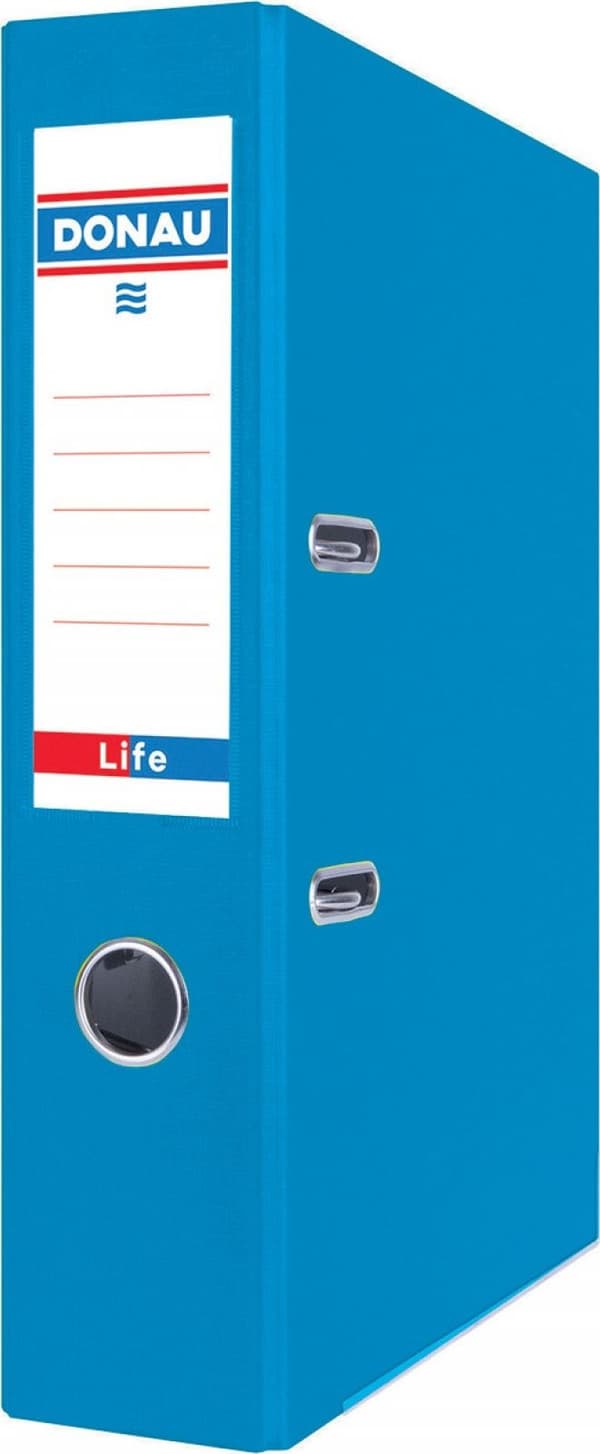Pärm Donau Life 2-ring A4 75mm blå (3969001PL-10)