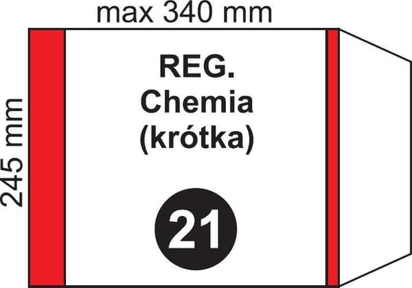 Justerbart stöd, kort NR 21 (20st)
